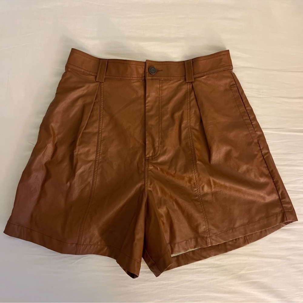 Free People Faux leather short